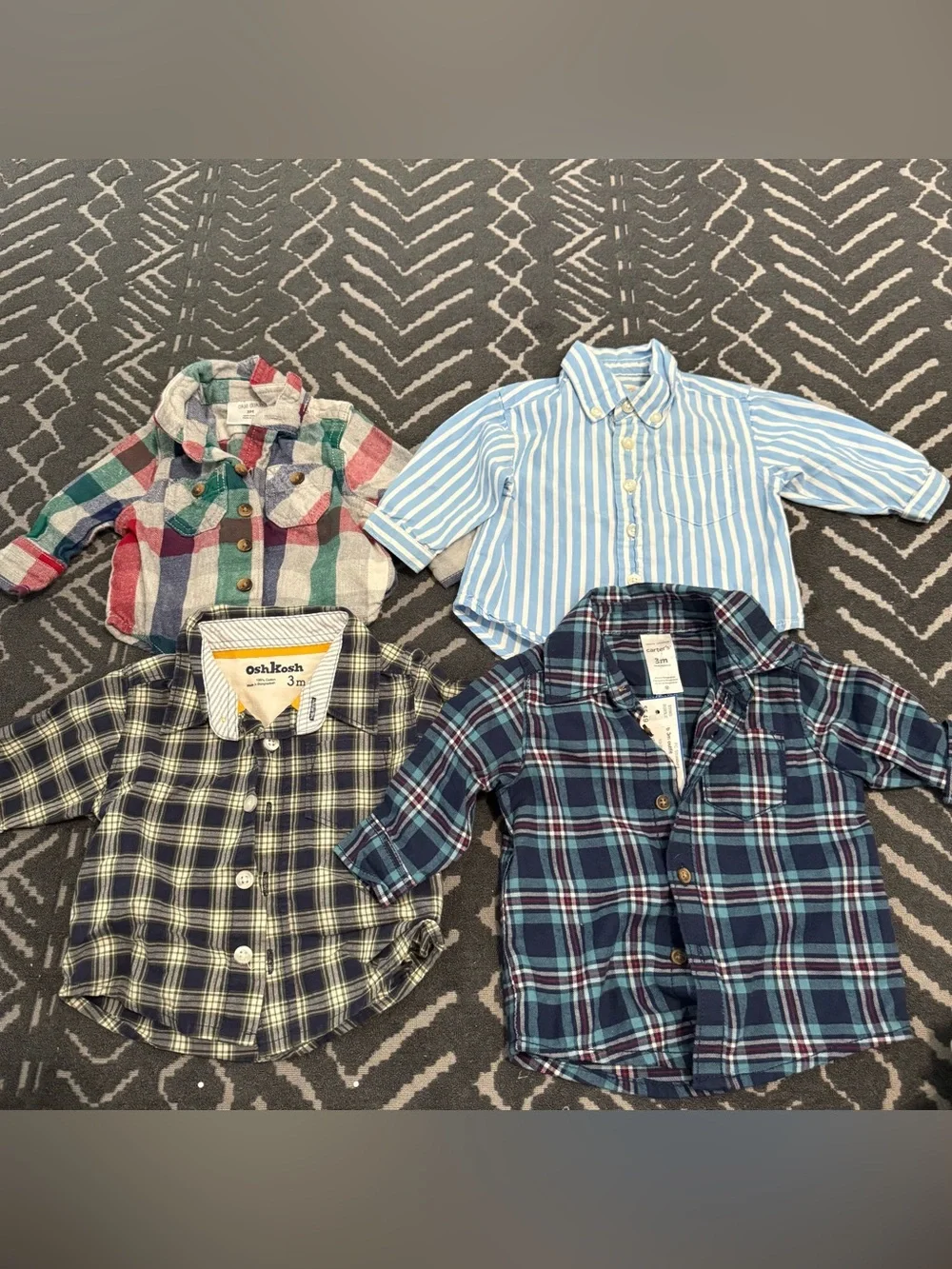 Baby boy flannel bundle